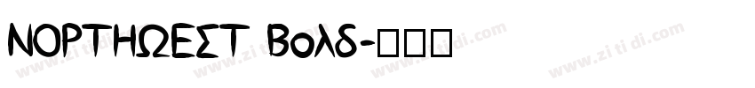 NORTHWEST Bold字体转换